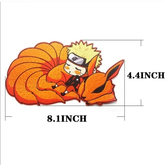 🔹️Naruto & Kuruma Orange Iron On Patch - Picture 4 of 5